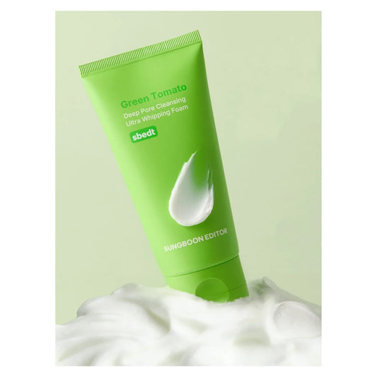 Sungboon Editor Green Tomato Deep Pore Cleansing Ultra Whipping Foam 120g