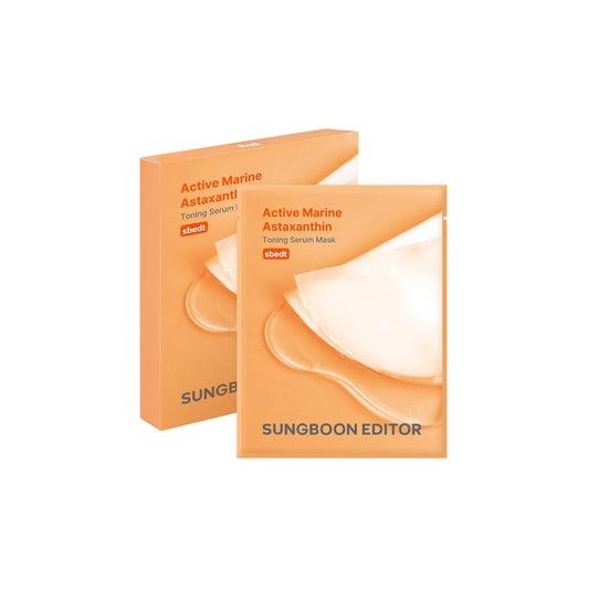 Sungboon Editor Active Marine Astaxanthin Mask Box 10pcs