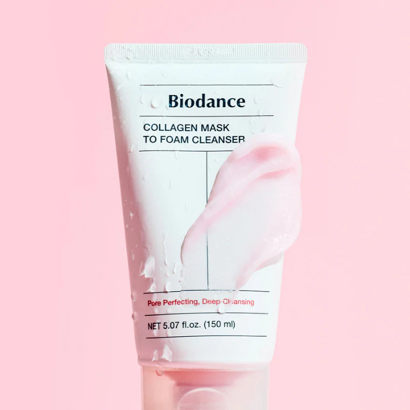 Biodance Collagen Mask to Foam Cleanser