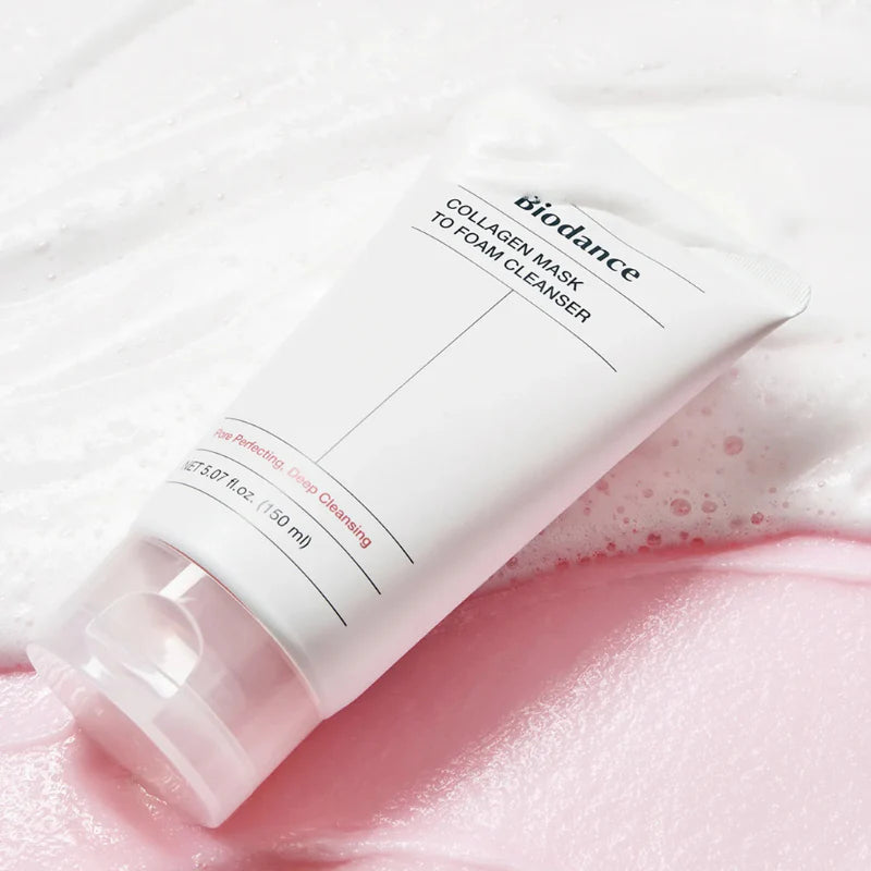 Biodance Collagen Mask to Foam Cleanser