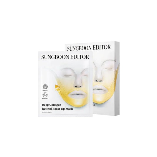 Sungboon Editor Deep Collagen Retinol Tension Boost Up Mask Set Box 4pcs