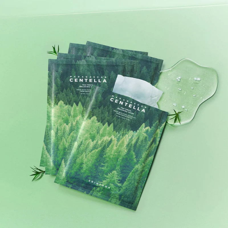 Skin1004 Madagascar Centella Tea-Trica Relaxing Mask- 5pcs