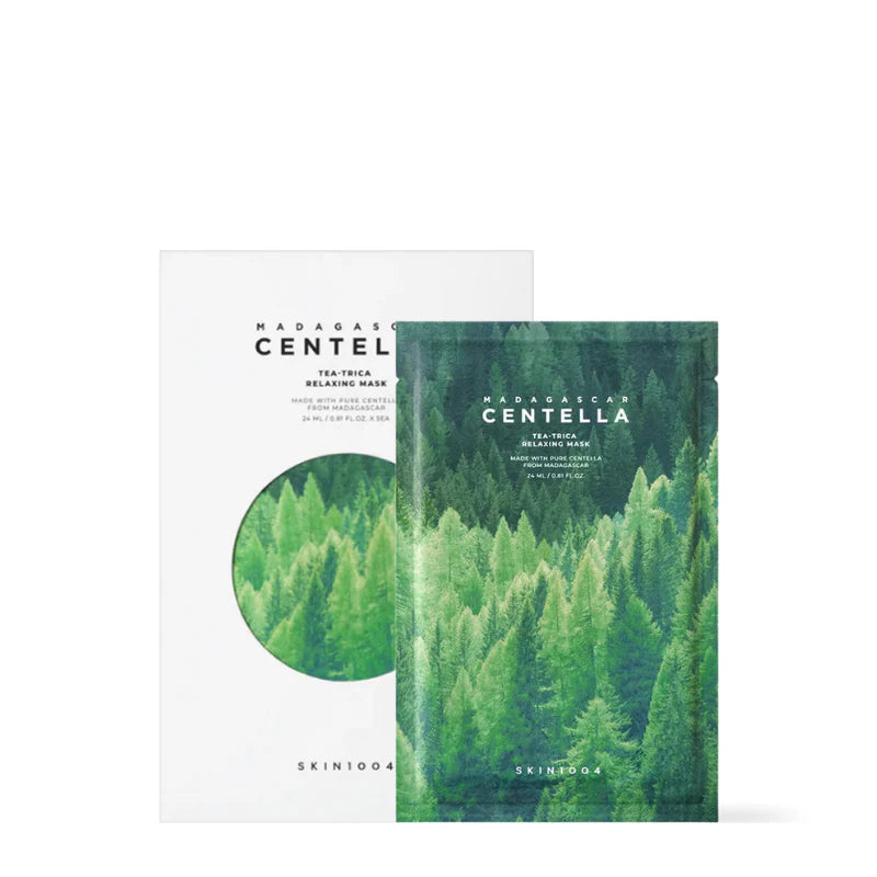 Skin1004 Madagascar Centella Tea-Trica Relaxing Mask- 5pcs